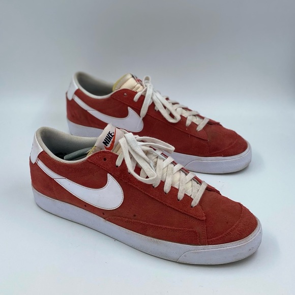Nike Other - Nike Blazer Low '77 Suede University Red White DA7254-600 Men's Size 13
